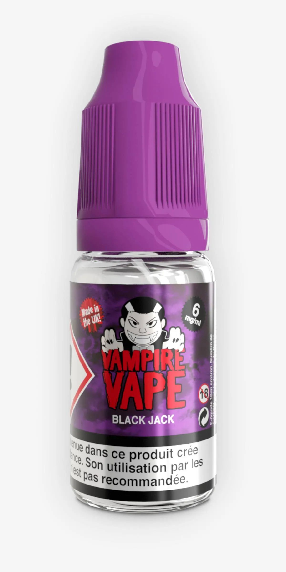 E-liquide Black Jack 10 mL - Vampire Vape
