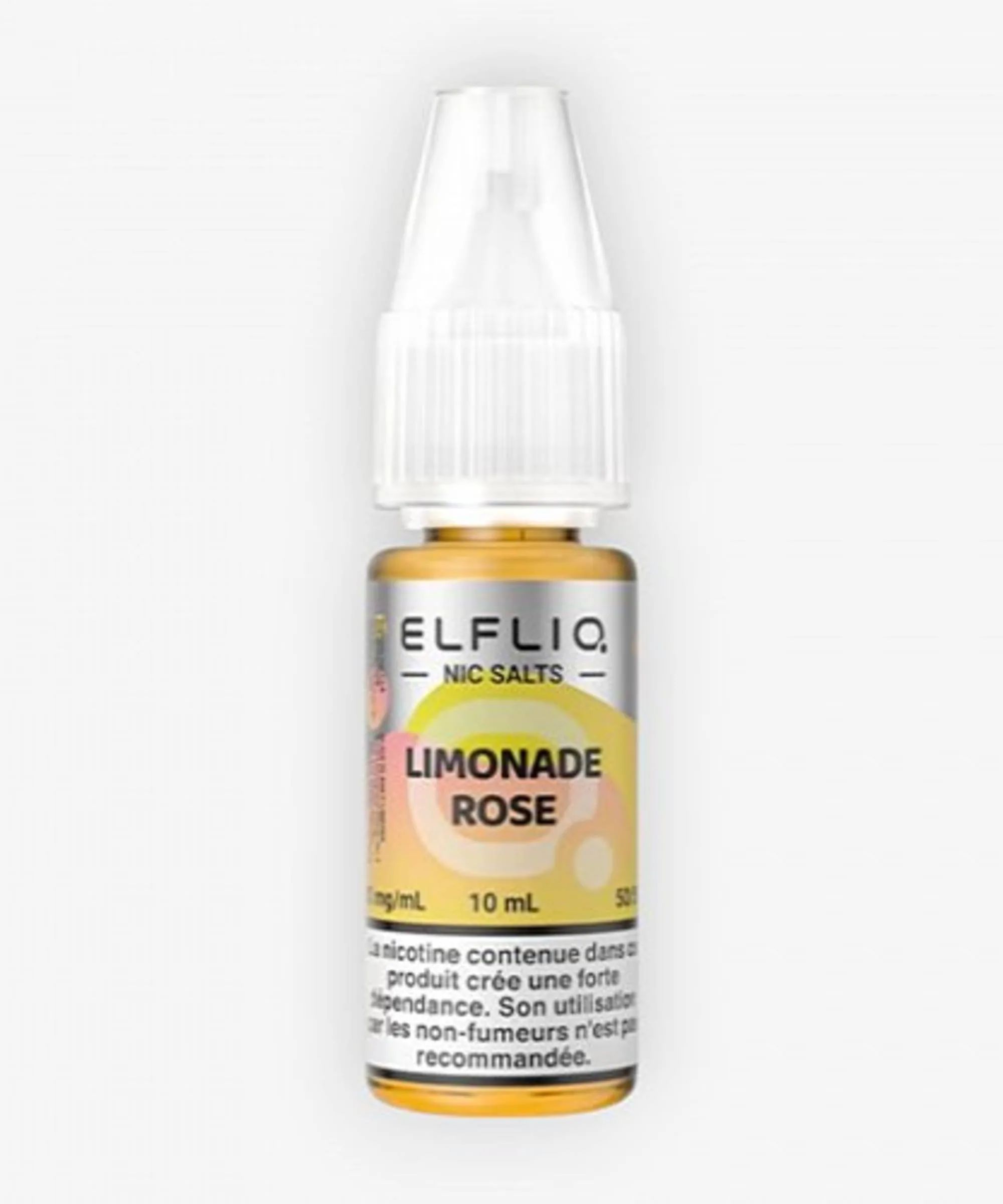 E-liquide Limonade Rose Nic Salt 10 mL - Elfliq ElfBar