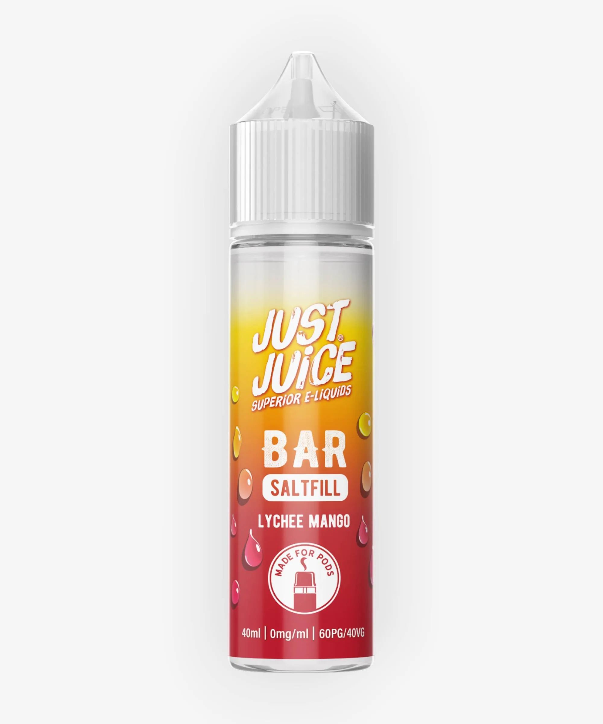 E-liquide Lychee Mango 40 mL - Bar Saltfill (Just Juice)