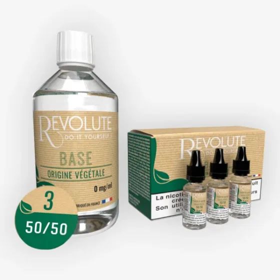 Pack DIY Végétal 50/50 200 mL - Revolute — Revolute - Arômes DIY