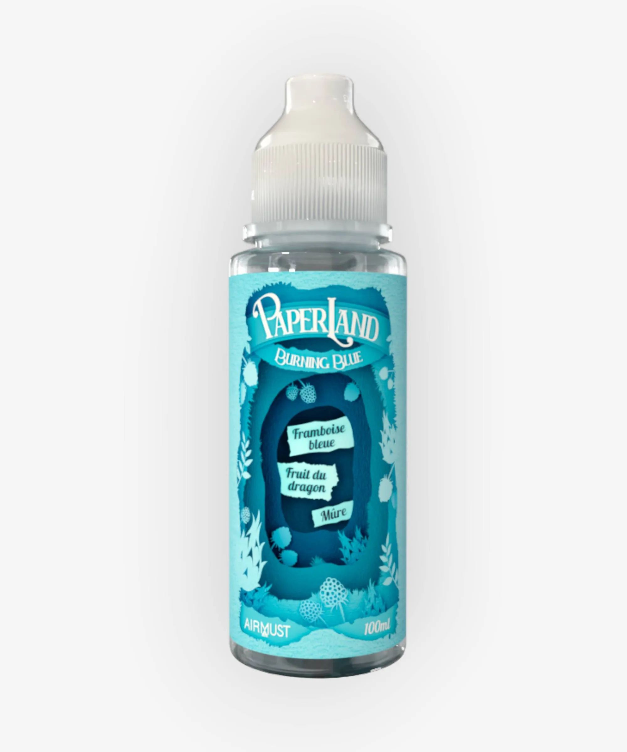 E-liquide Burning Blue 100 mL - Paperland Airmust — Airmust - Paperland