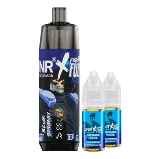 Blue Shigeri Shisha Plus 28K - Fighter Fuel X JNR — JNR - Fighter Fuel