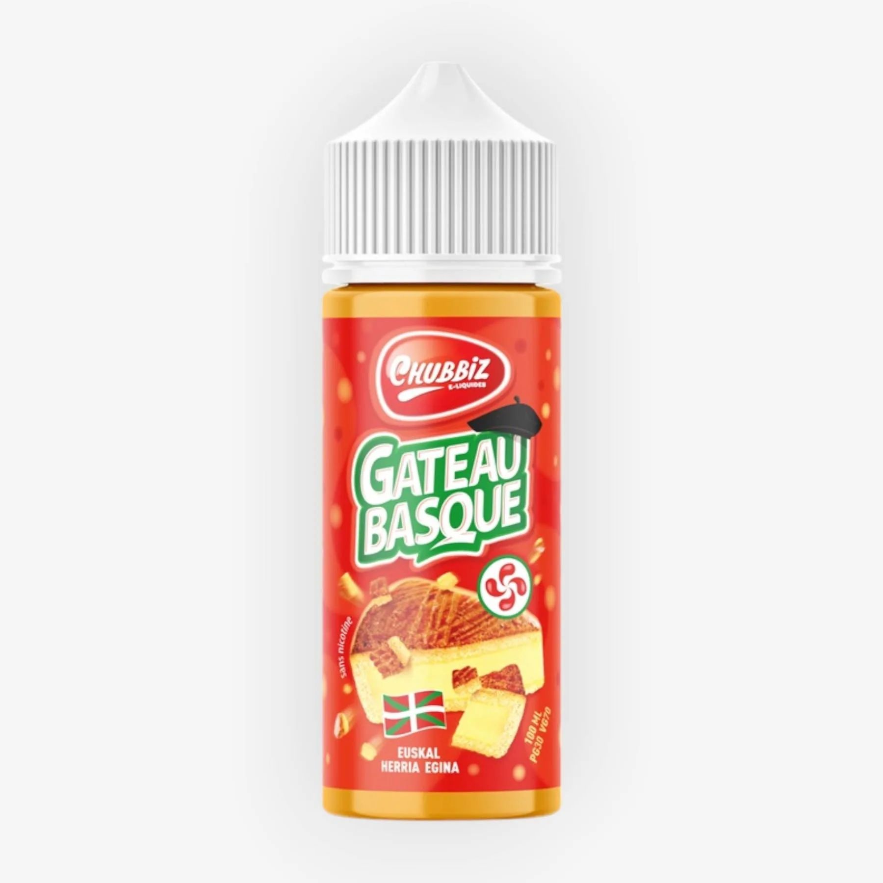 E-liquide Gateau Basque 100 mL - Chubbiz