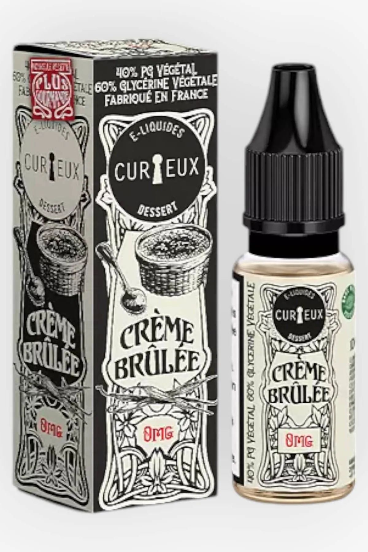 E-liquide Creme Brulee 10 mL - Dessert (Curieux)
