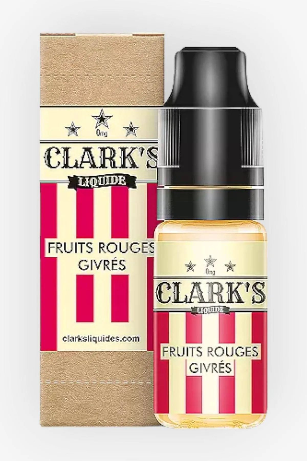 E-liquide Fruits Rouges Givres 10 mL - Clark's Liquide