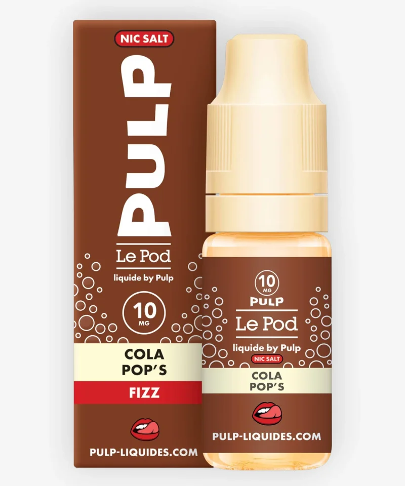 E-liquide Cola Pop's Fizz 10 mL - Pulp Le Pod