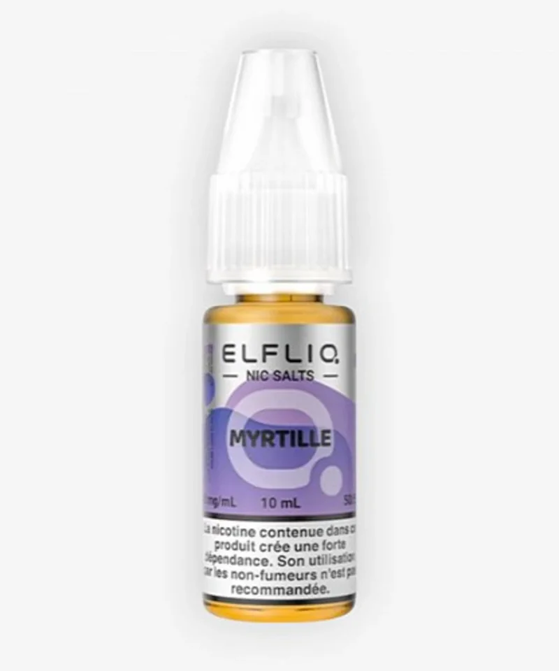 E-liquide Myrtille Nic Salt 10 mL - Elfliq ElfBar