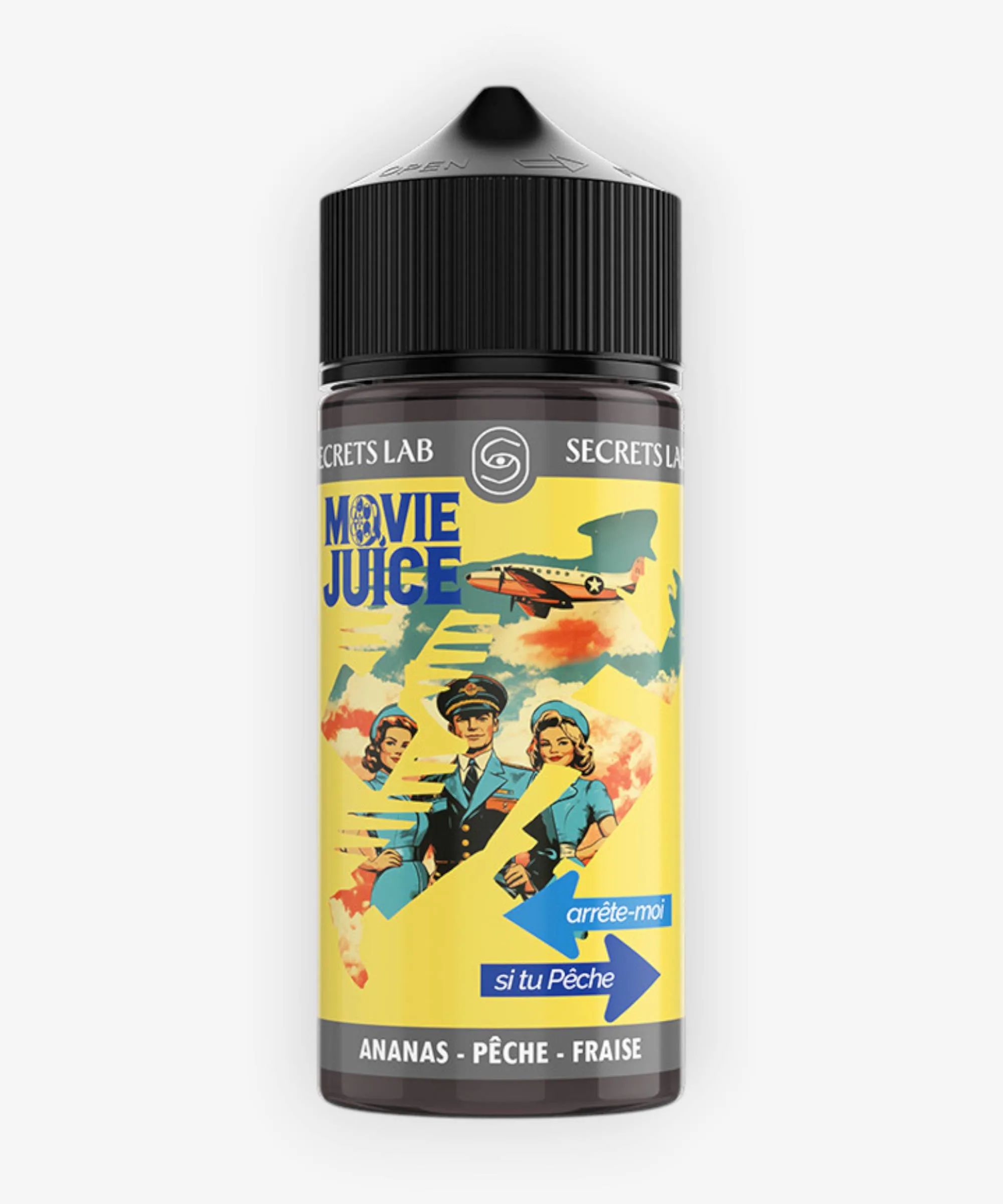 E-liquide Arrete Moi Si Tu Peche 100 mL - Movie Juice — Secret's Lab - Movie Juice