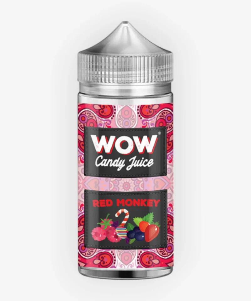 E-liquide Red Monkey 100 mL - WOW Candy Juice Made In Vape