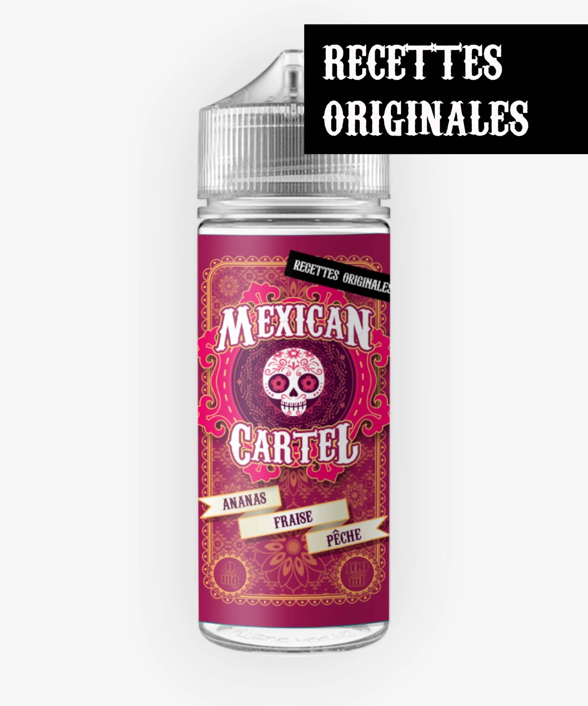 E-liquide Ananas Fraise Pêche 100 mL - Mexican Cartel