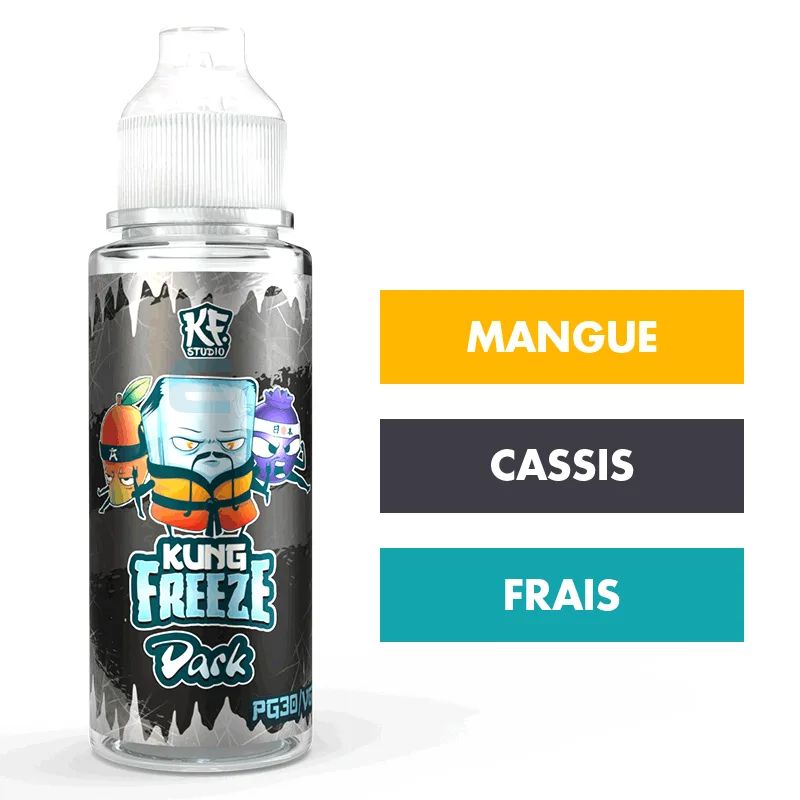 E-liquide Dark 100 mL - Kung Freeze — Cloud Vapor - Kung Freeze