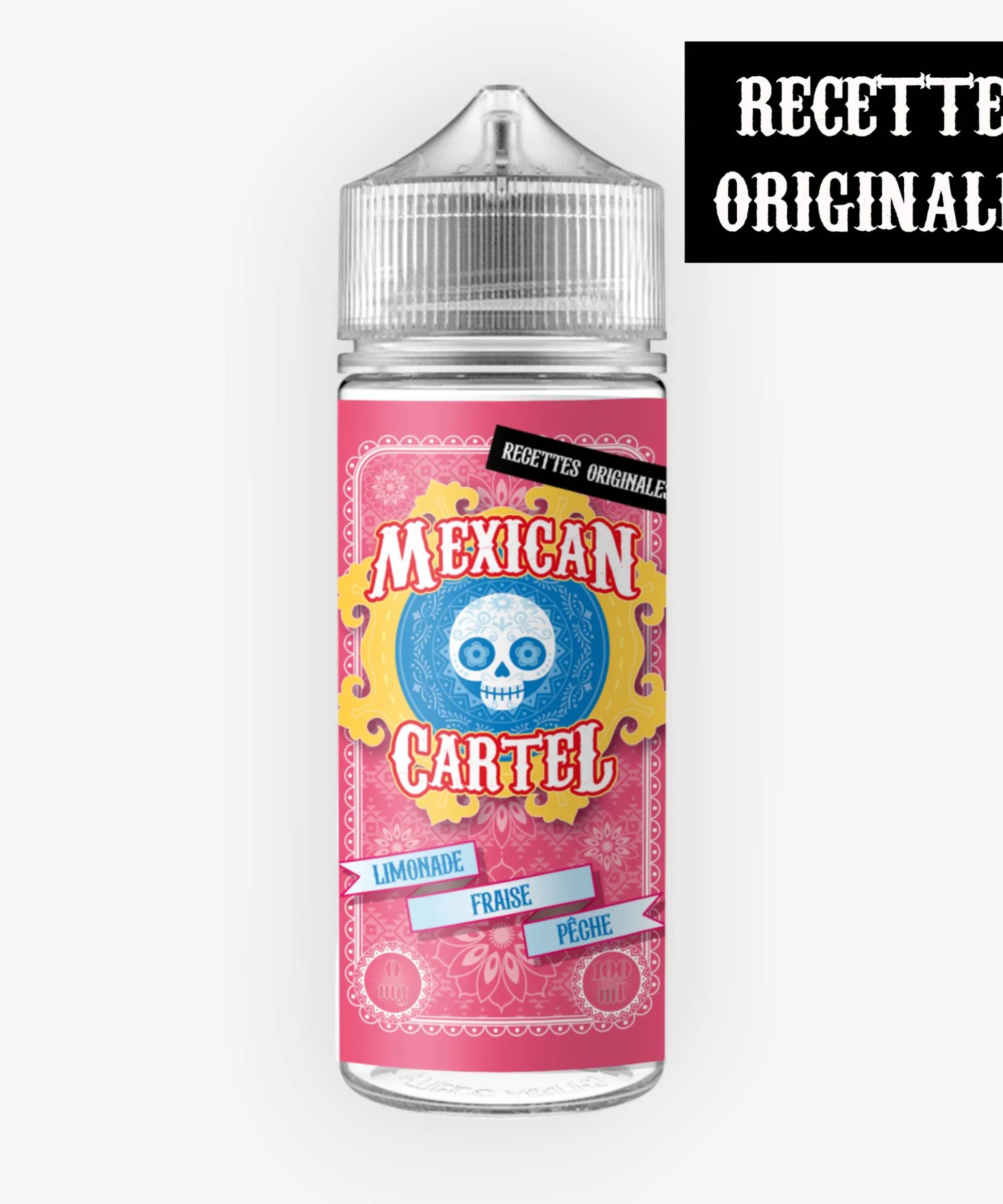 E-liquide Limonade Fraise Pêche 100 mL - Mexican Cartel