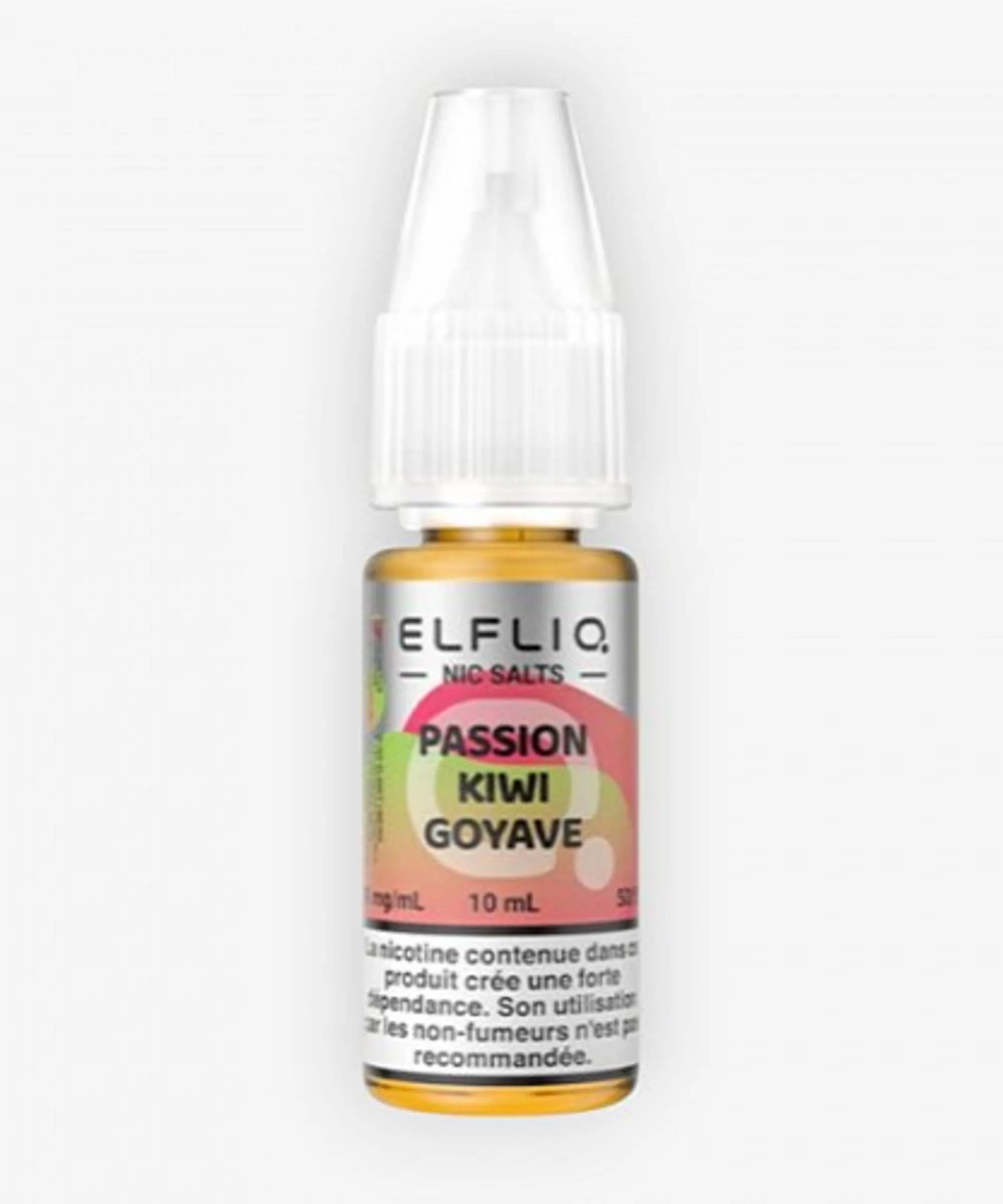 E-liquide Passion Kiwi Goyave Nic Salt 10 mL - Elfliq ElfBar — Elfbar - Elfliq