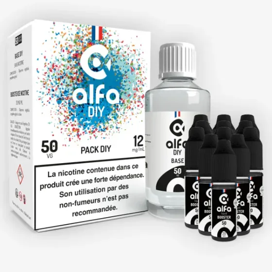Pack DIY 50/50 200 mL - Alfa DIY