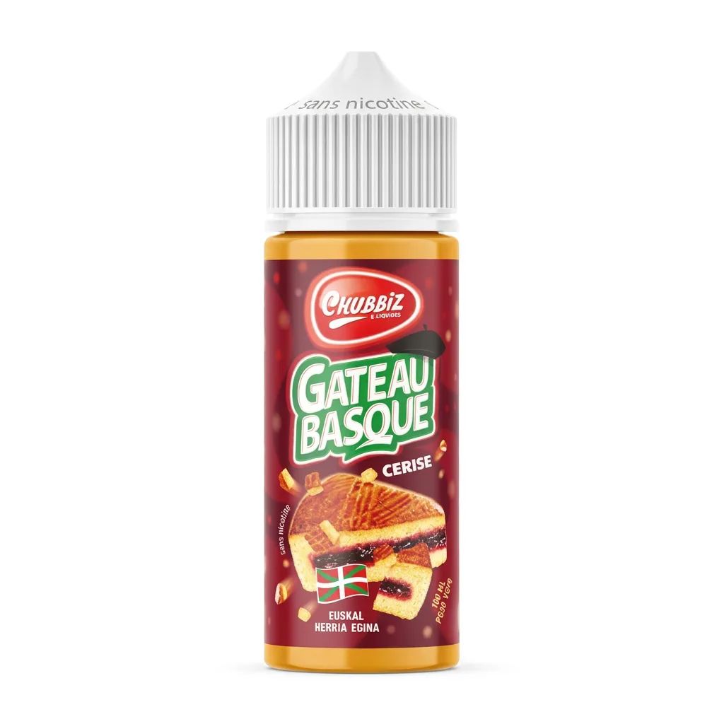 E-liquide Gateau Basque Cerise 100 mL - Chubbiz