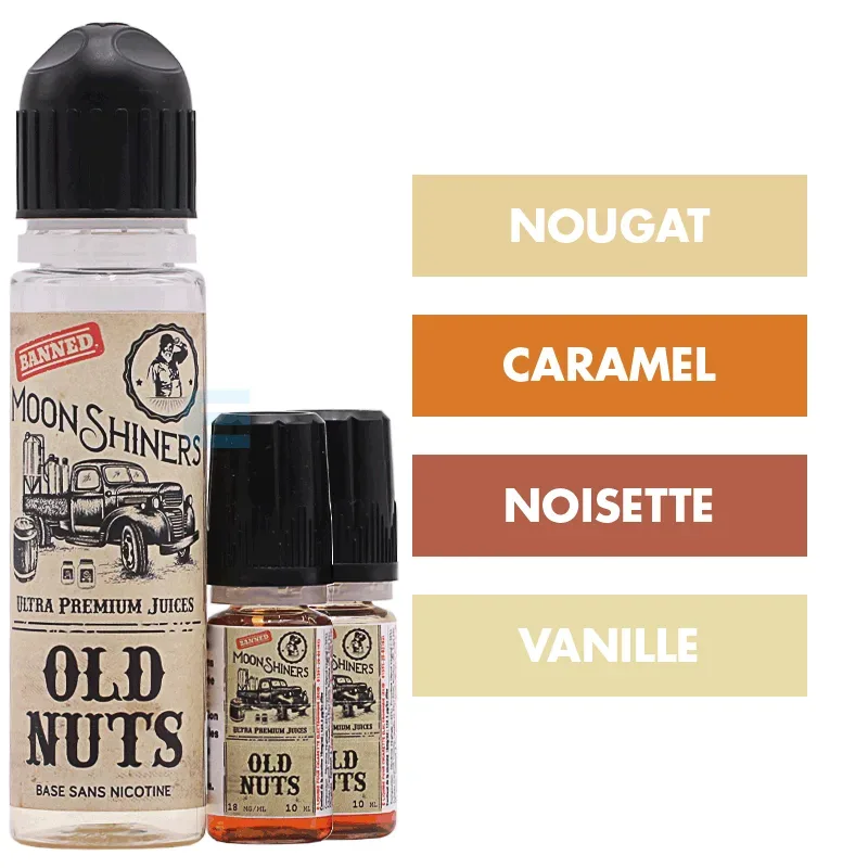 E-liquide Old Nuts 60 mL - Moonshiners (Le French Liquide)