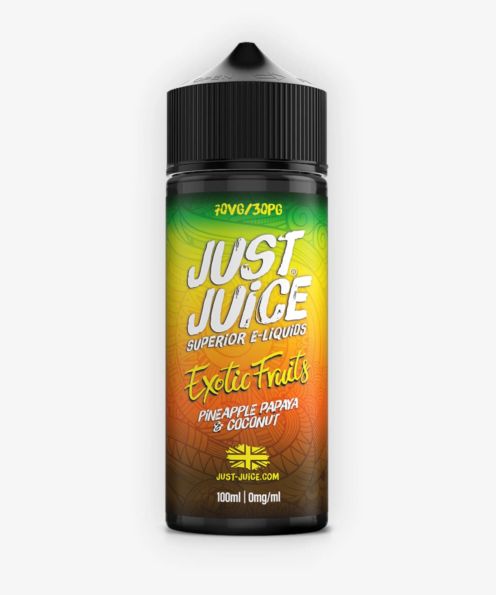 E-liquide Ananas Papaye & Noix de Coco 100 mL - Exotic Fruits (Just Juice)