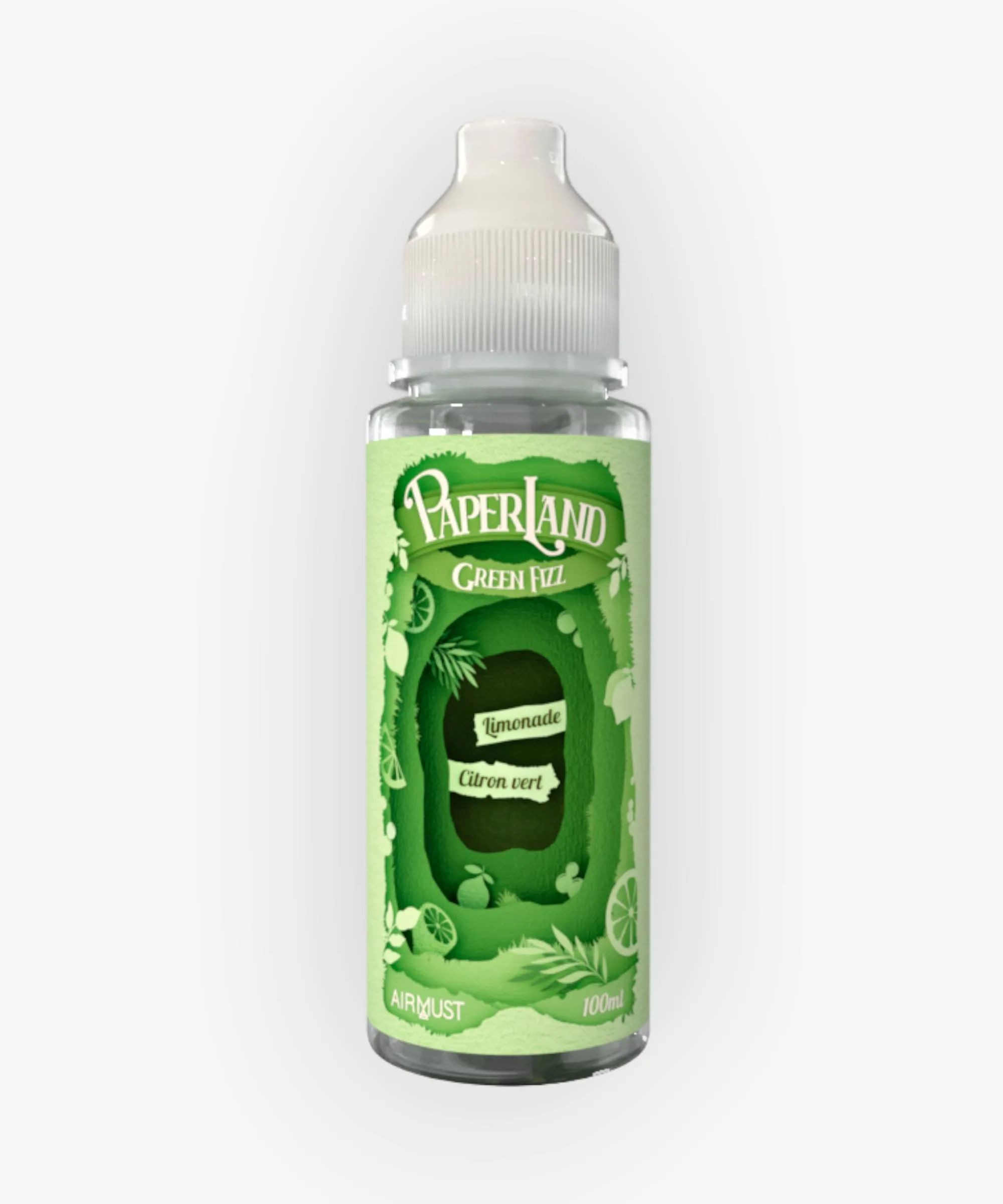 E-liquide Green Fizz 100 mL - Paperland Airmust — Airmust - Paperland