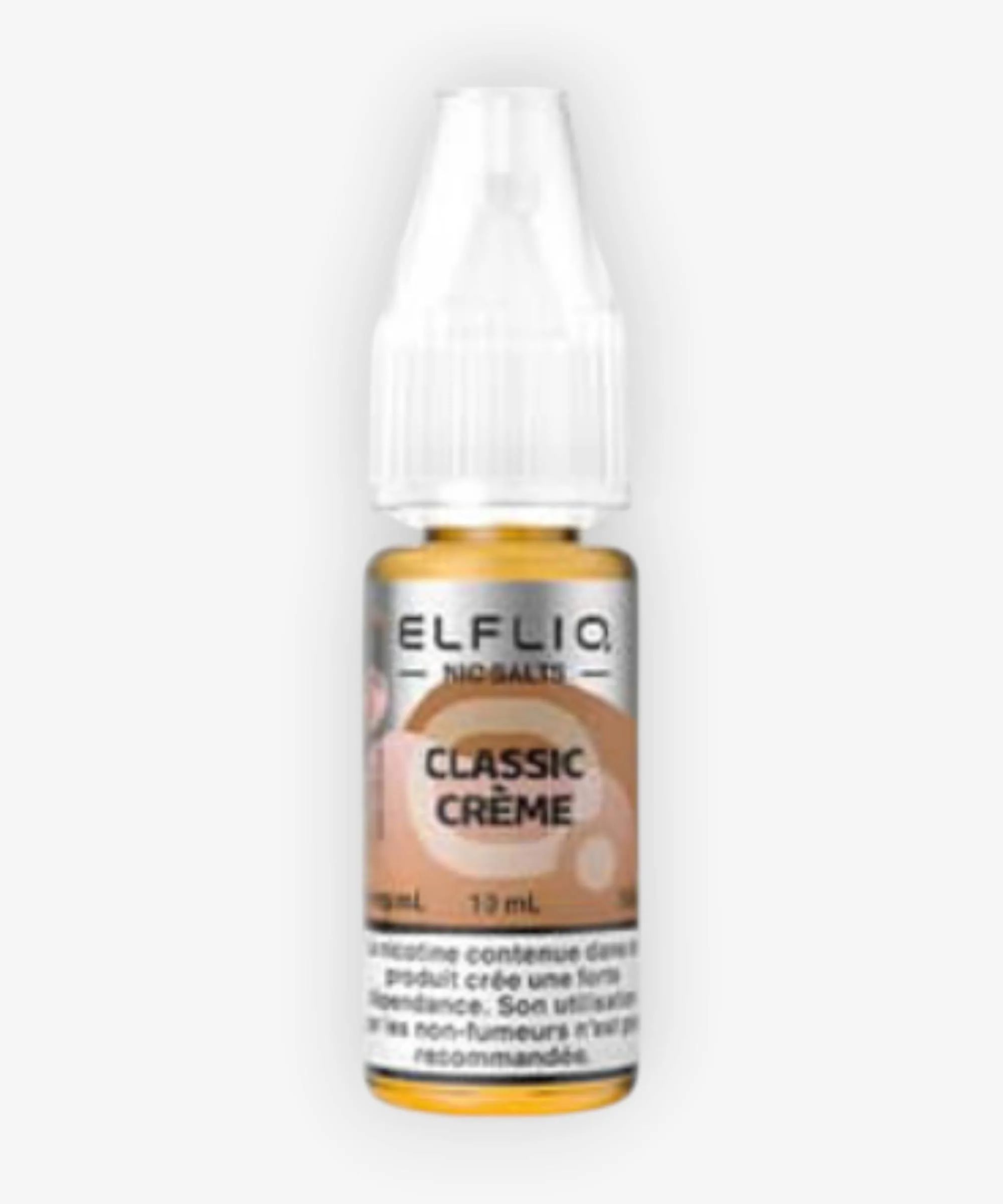 E-liquide Classic Creme Nic Salt 10 mL - Elfliq ElfBar — Elfbar - Elfliq