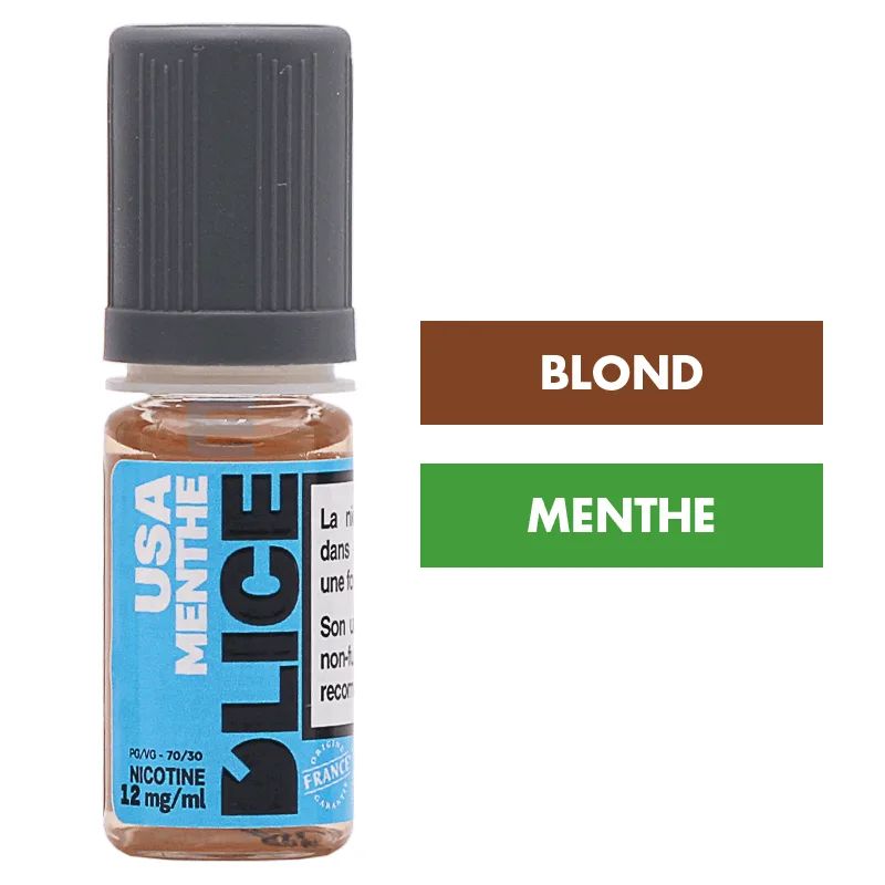 E-liquide USA Menthe (ex Classic Menthe) 10 mL - Dlice — D'lice