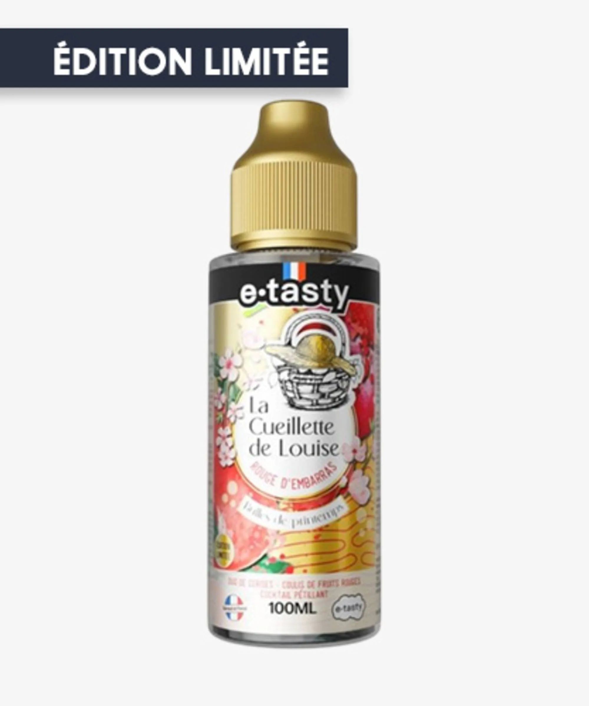 E-liquide Rouge D’Embarras Bulles De Printemps 100 mL - La Cueillette De Louise E.Tasty