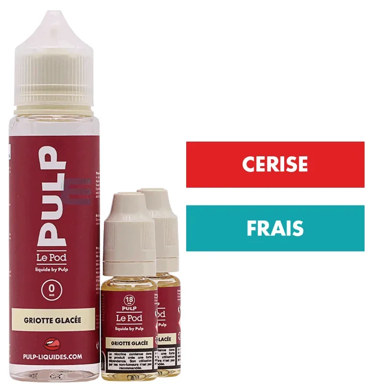 E-liquide Griotte Glacée 60 mL - Pulp Le Pod