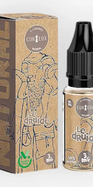 E-liquide Le Druide 10 mL - Natural Curieux — Curieux - Edition Natural