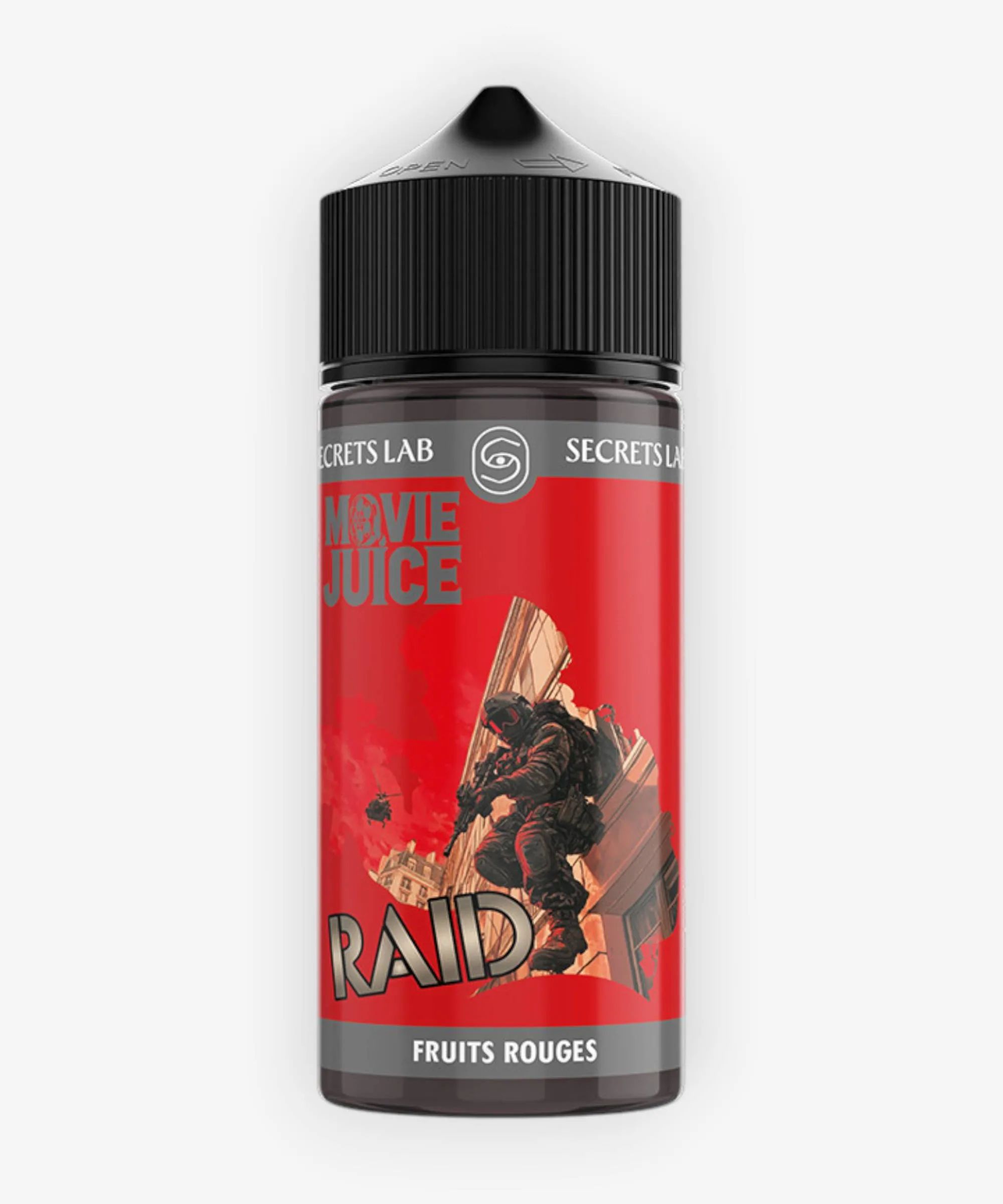 E-liquide Raid 100 mL - Movie Juice — Secret's Lab - Movie Juice