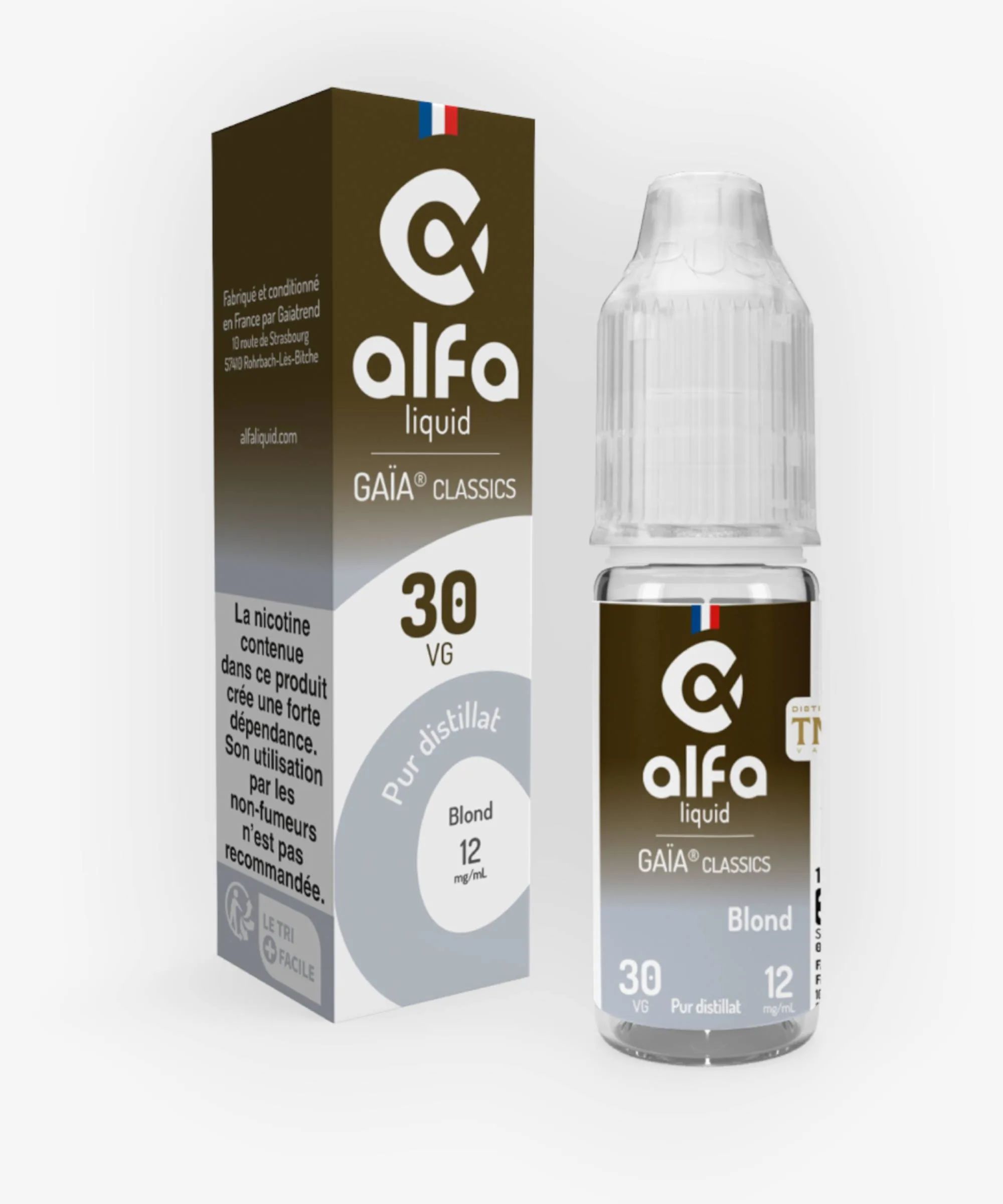 E-liquide Blond 10 mL - Gaïa Alfaliquid — Alfaliquid - Gaïa Classics