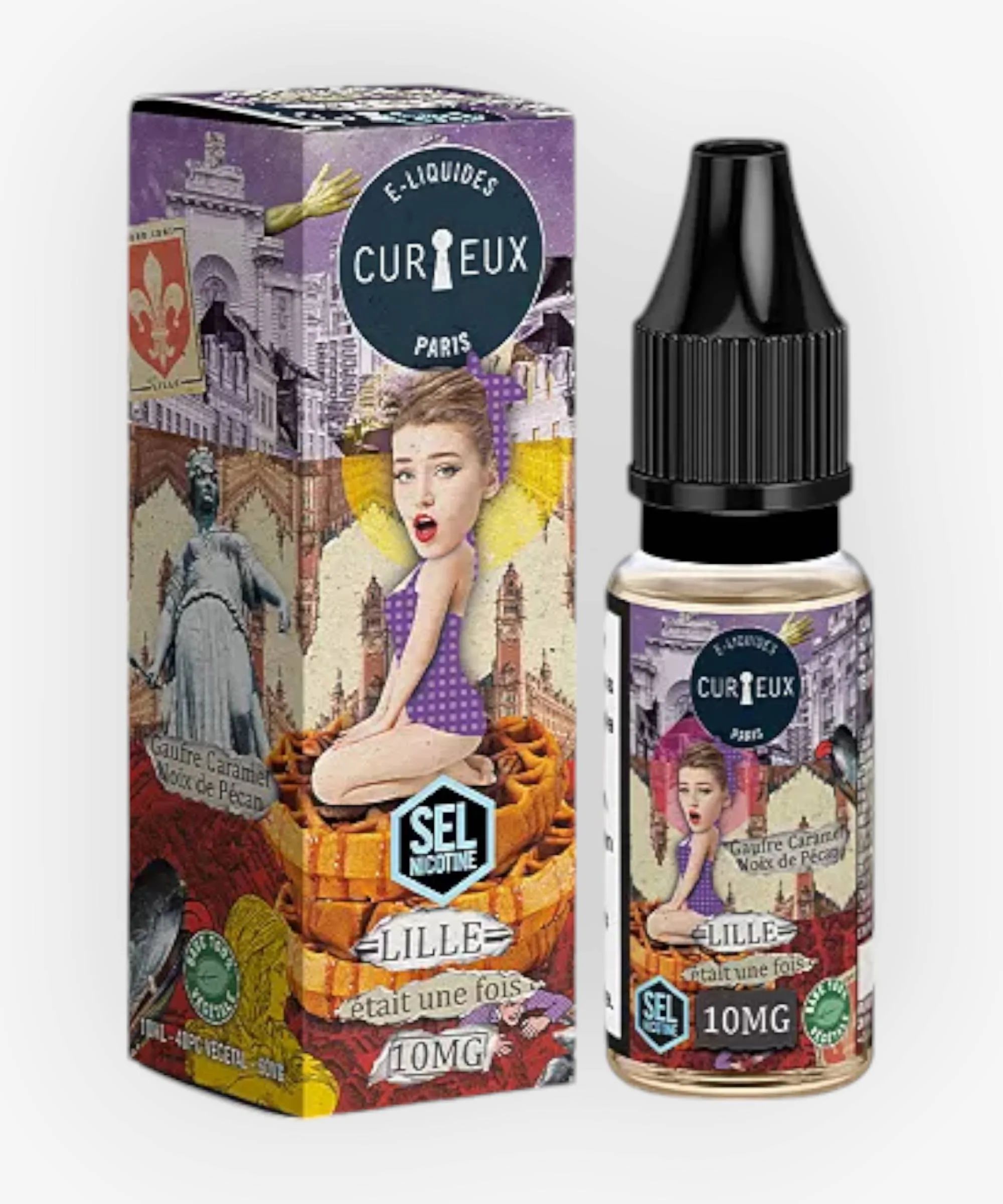 E-liquide Lille Était Une Fois Nic Salt 10 mL - Édition Hexagone Curieux — Curieux - Edition Hexagone