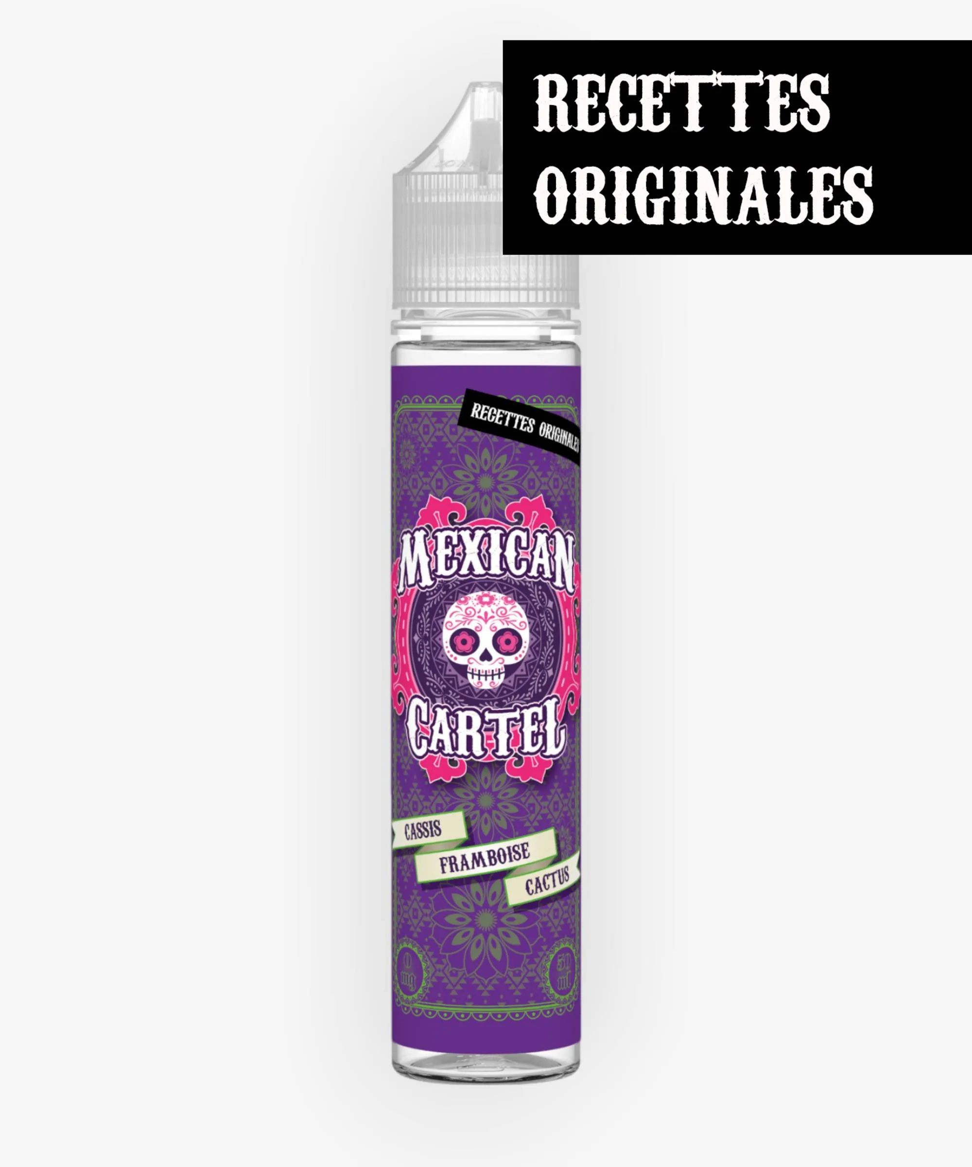 E-liquide Cassis Framboise Cactus 50 mL - Mexican Cartel