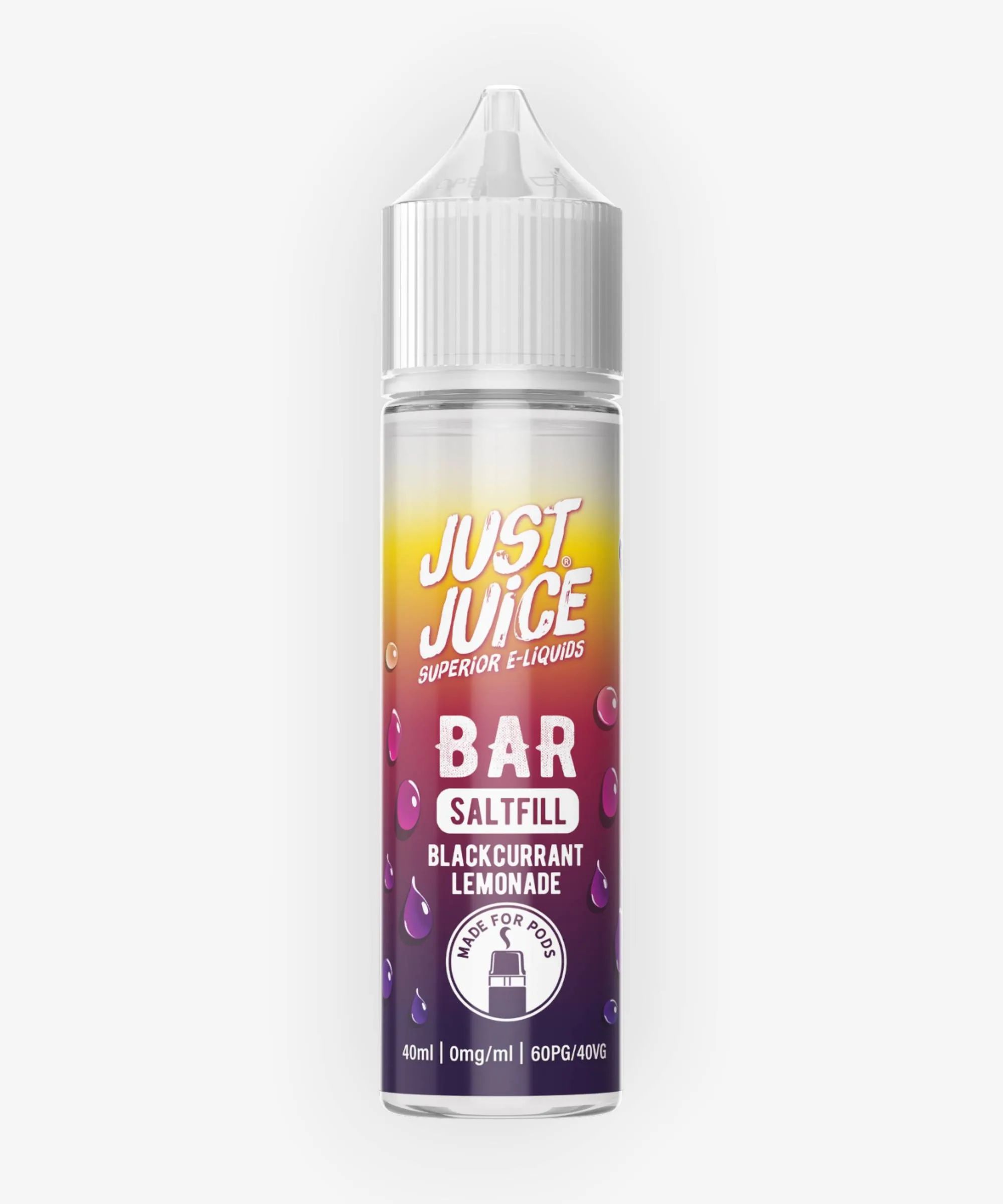 E-liquide Blackcurrant Lemonade 40 mL - Bar Saltfill (Just Juice) — Just Juice - Bar Saltfill