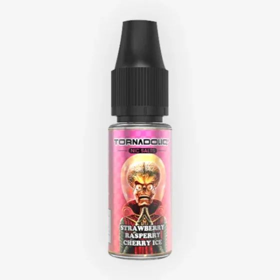 E-liquide Strawberry Raspberry Cherry Ice Nic Salts 10 mL - Tornadoliq Gobar — Gobar - Tornadoliq