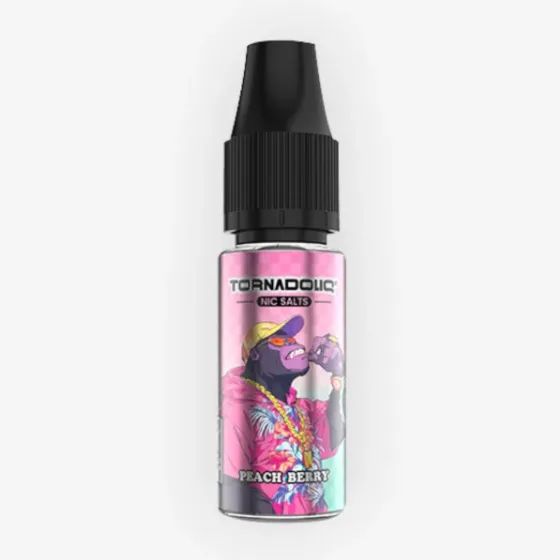 E-liquide Peach Berry Nic Salts 10 mL - Tornadoliq Gobar