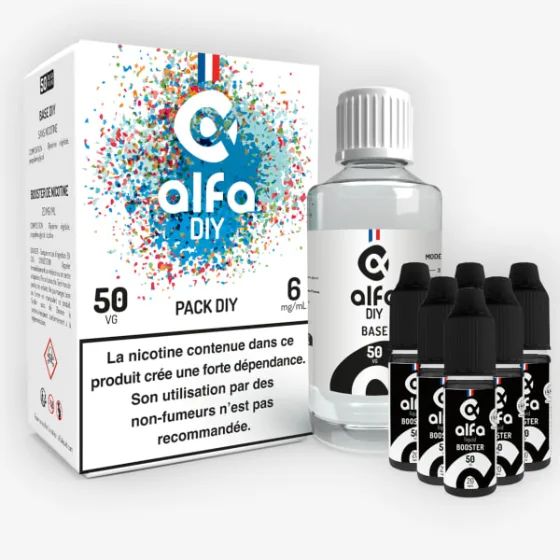 Pack DIY 50/50 200 mL - Alfa DIY — Alfaliquid - DIY