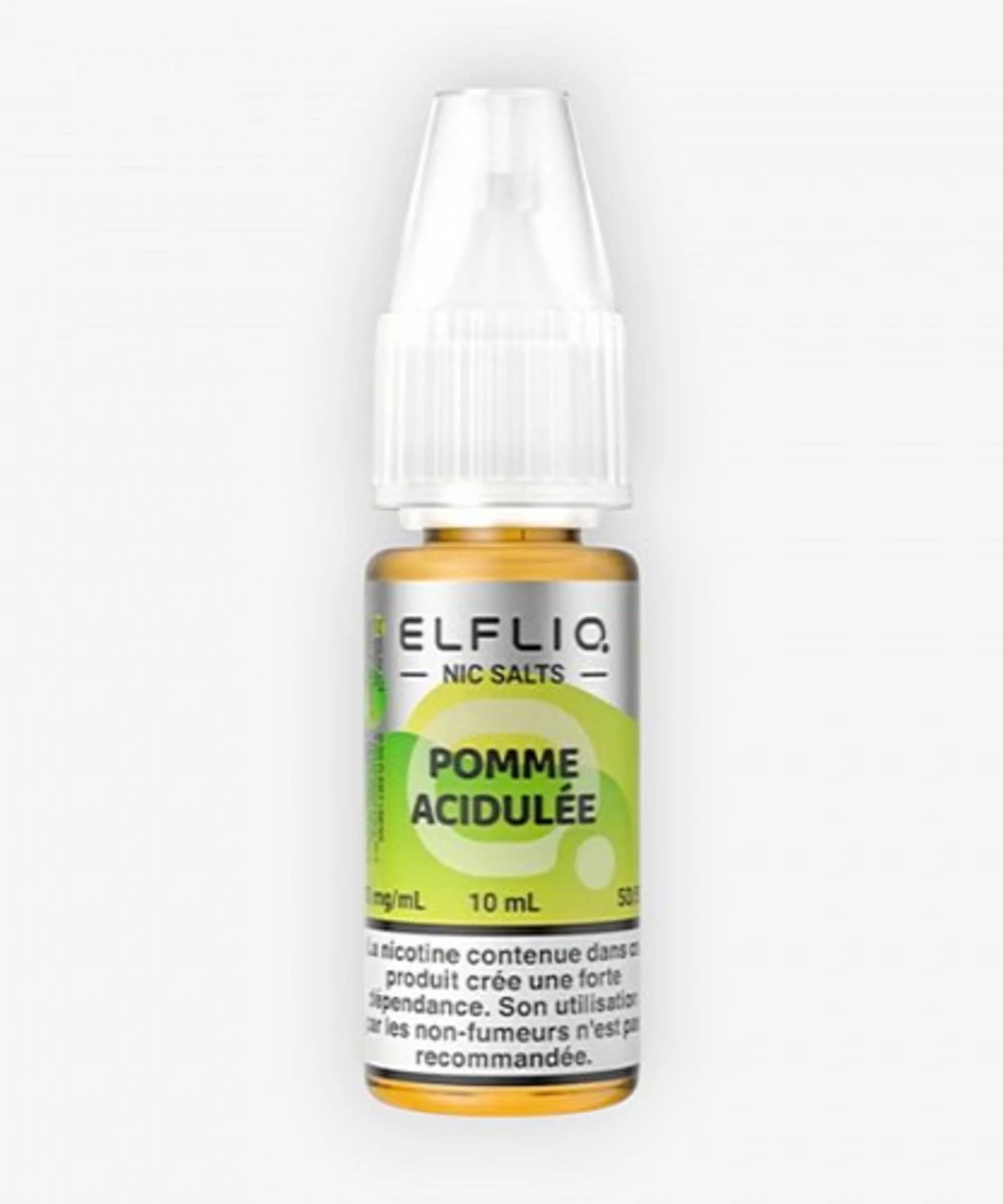 E-liquide Pomme Acidulée Nic Salt 10 mL - Elfliq ElfBar