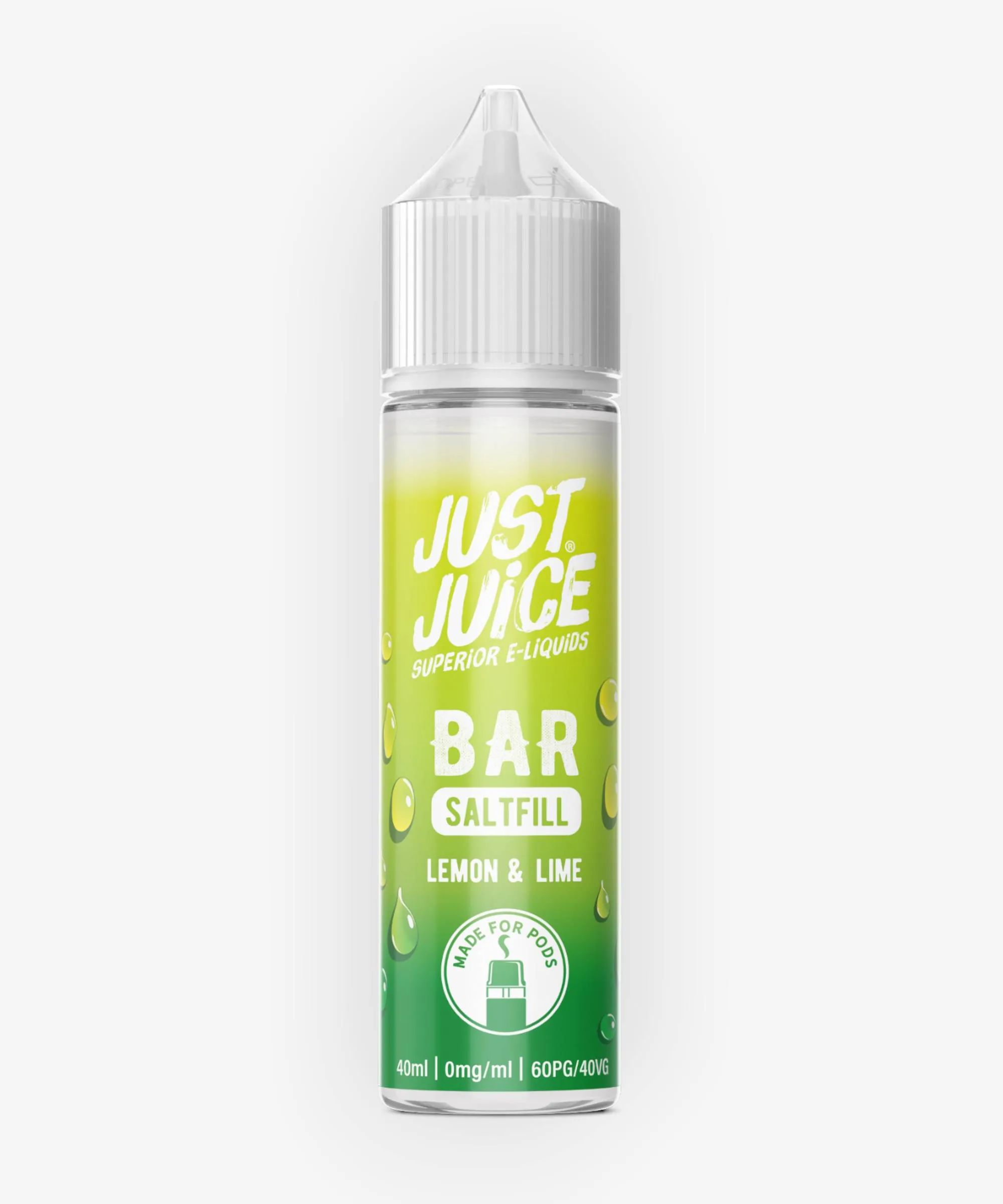 E-liquide Lemon & Lime 40 mL - Bar Saltfill (Just Juice) — Just Juice - Bar Saltfill