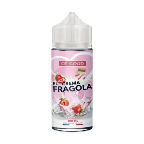 E-liquide El Crema Fragola 100 mL - Ce'Good — Ce Good