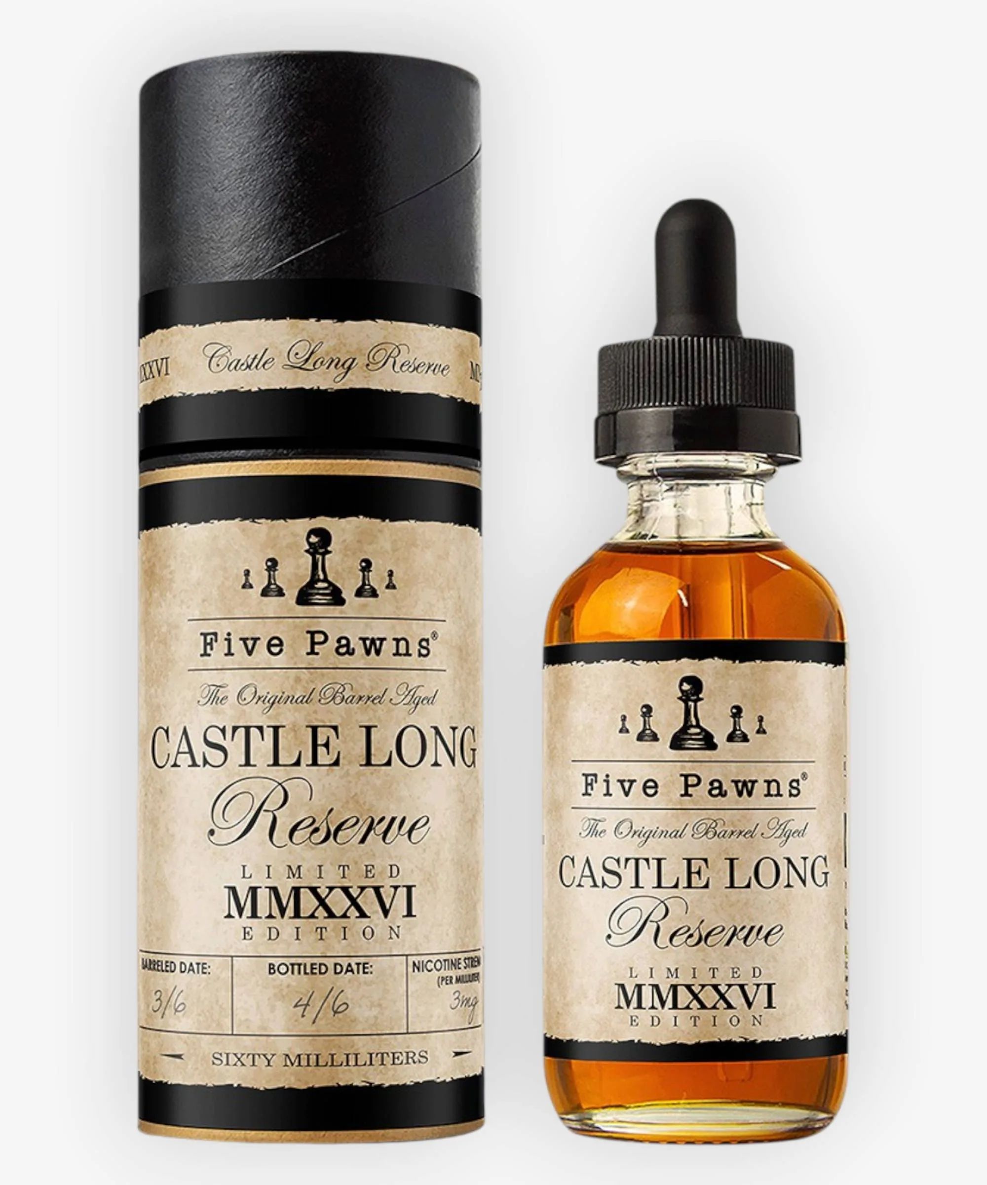 E-liquide Castle Long Reserve 2026 50 mL - Five Pawns