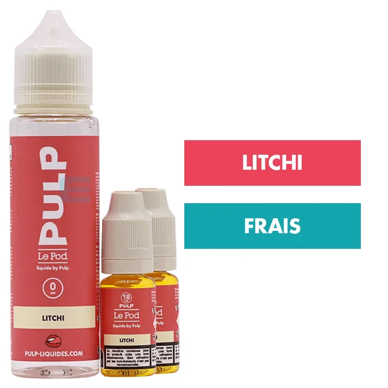 E-liquide Litchi 60 mL - Pulp Le Pod