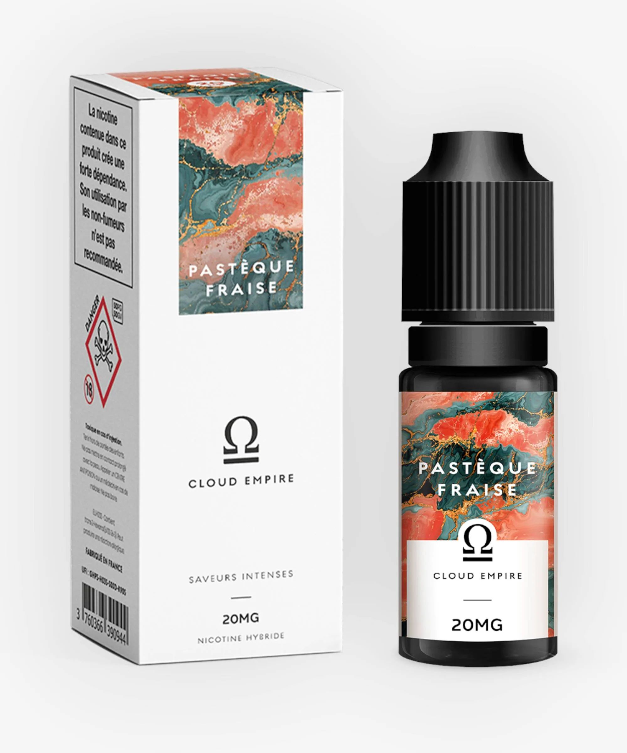 E-liquide Pastèque Fraise Nic Salt Hybride 10 mL - Cloud Empire