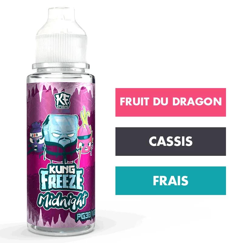 E-liquide Midnight 100 mL - Kung Freeze — Cloud Vapor - Kung Freeze