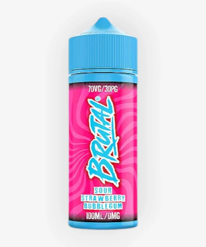 E-liquide Sour Strawberry Bubblegum 100 mL - Brutal (Just Juice)