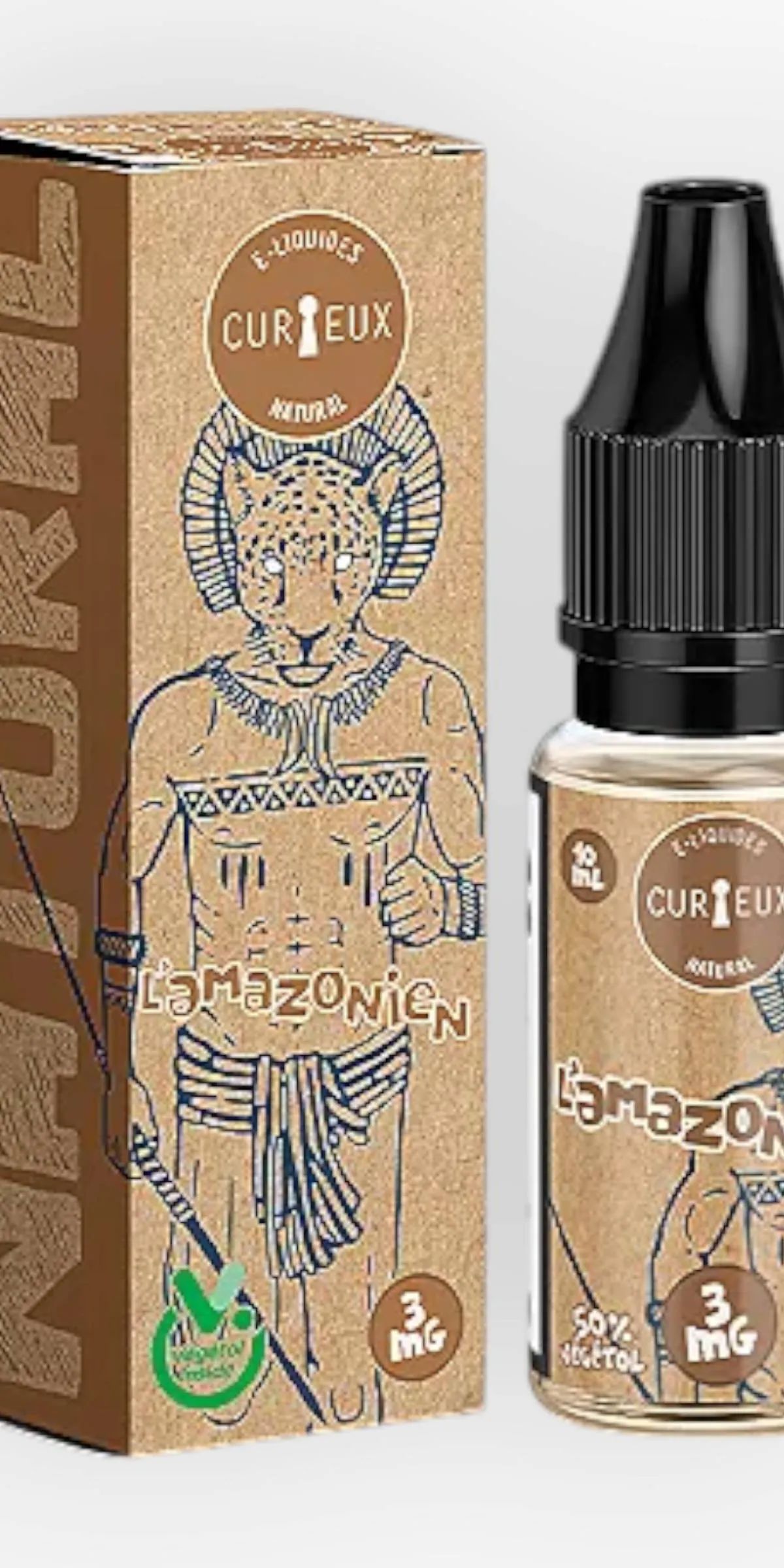E-liquide L'Amazonien 10 mL - Natural Curieux
