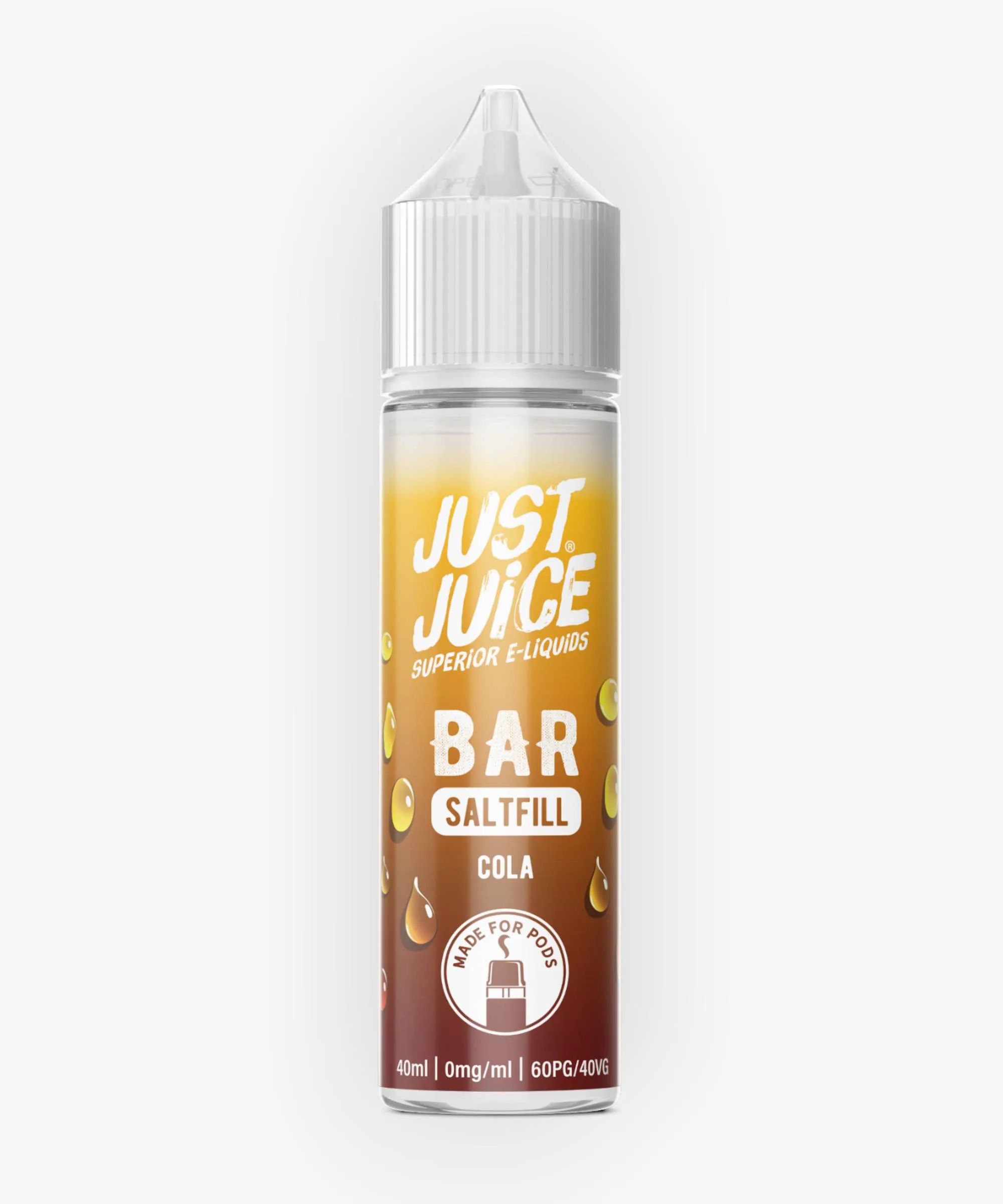 E-liquide Cola 40 mL - Bar Saltfill (Just Juice)