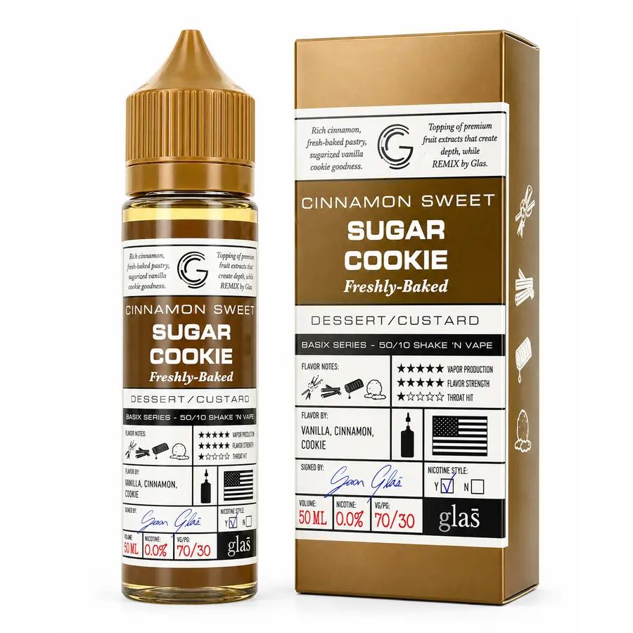 E-liquide Sugar Cookie 50 mL - Glas Vapor