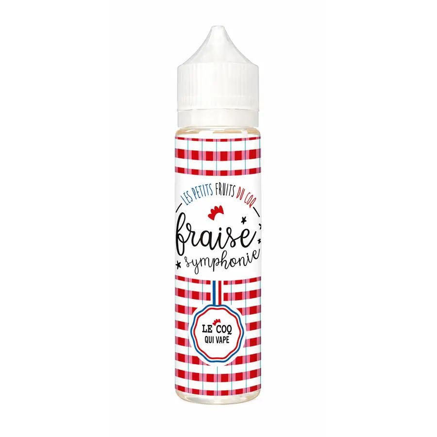 E-liquide Fraise Symphonie 50 mL - Le Coq Qui Vape