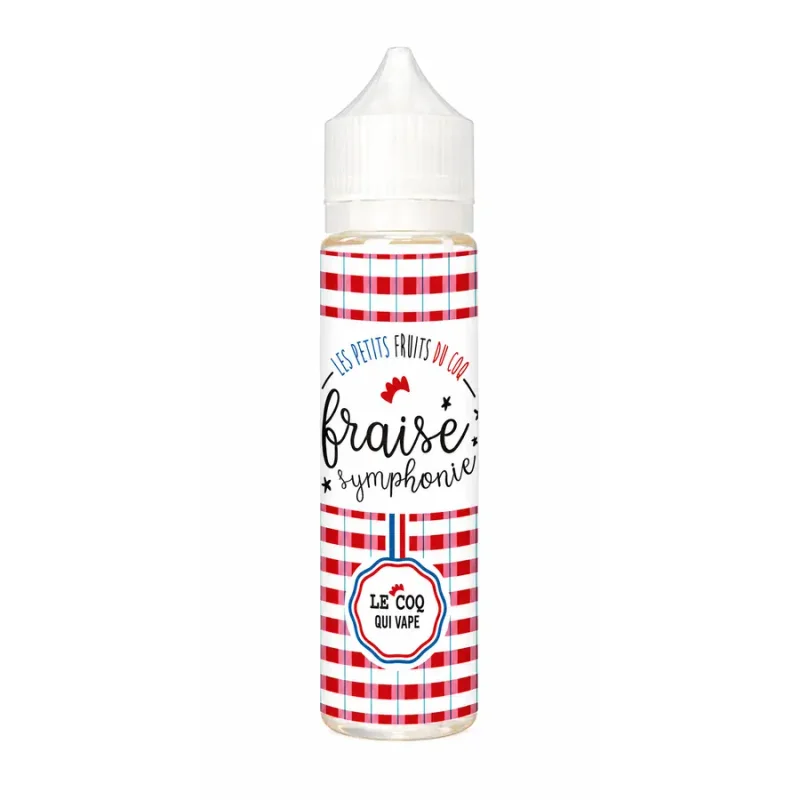 E-liquide Fraise Symphonie 50 mL - Le Coq Qui Vape
