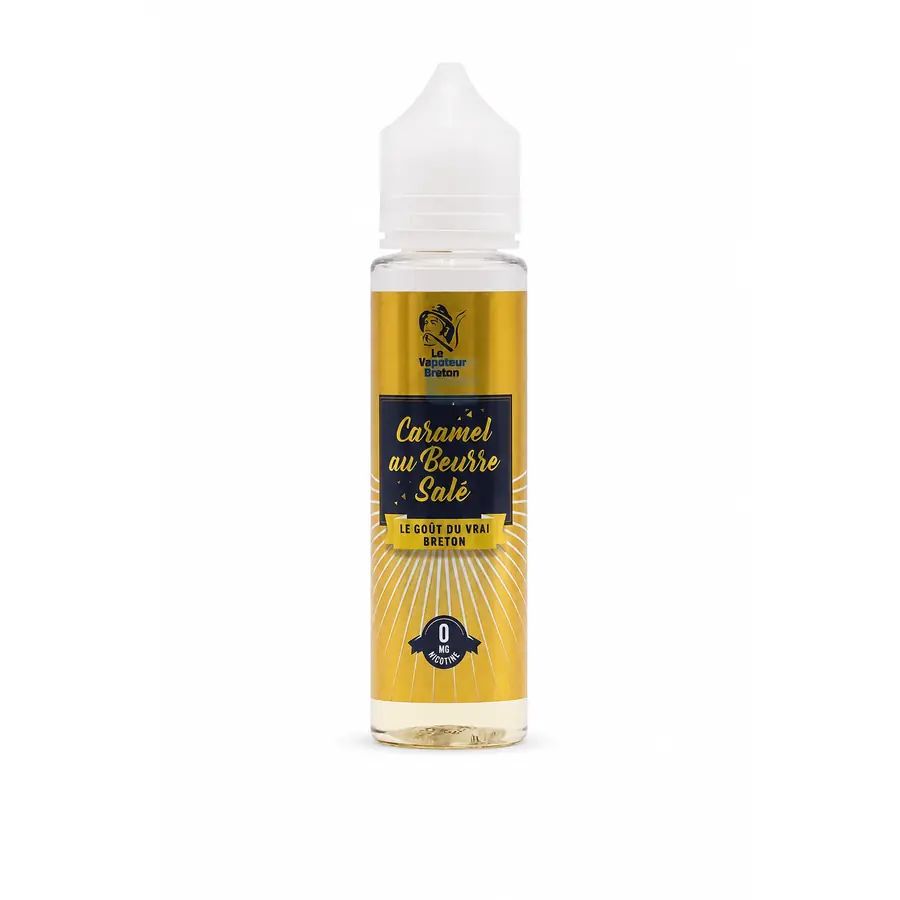 E-liquide Caramel au Beurre Salé 50 mL - Le Vapoteur Breton