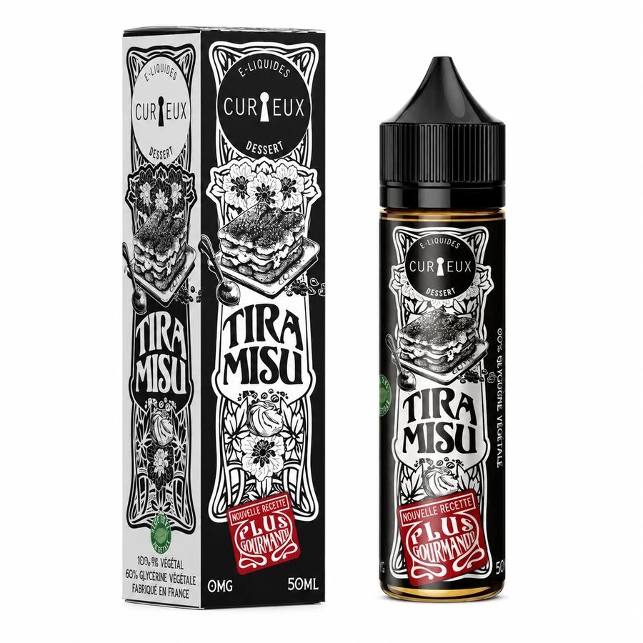 E-liquide Tiramisu 50 mL - Dessert (Curieux)